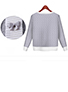 Womens Two Toned Cardigan - Double Bow Design / Late Summer Nights